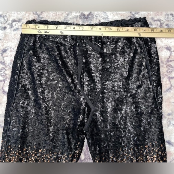Johnny Was NWT Sequin Gold Jett Jogger Pants Size XS - Picture 8 of 12